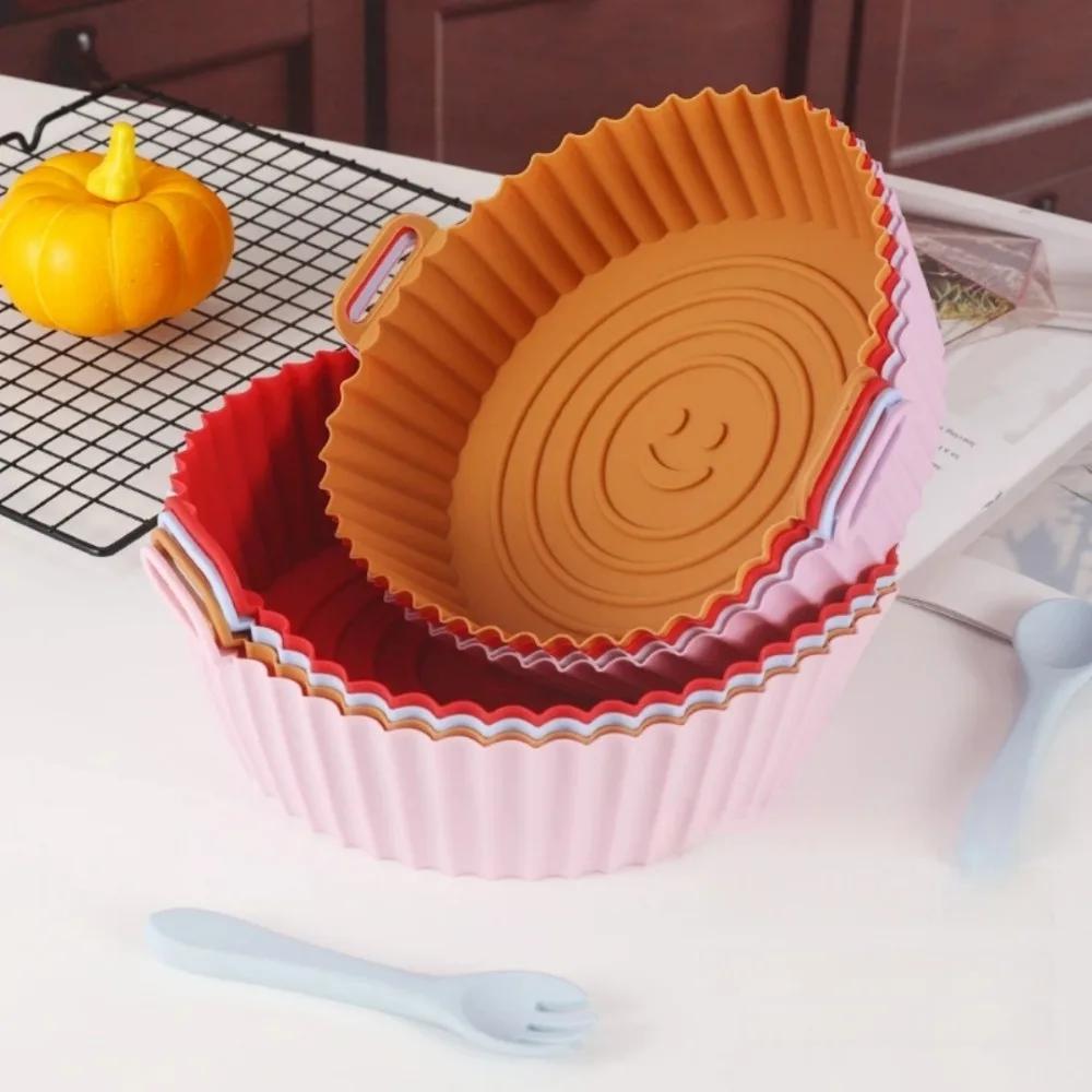 High Temperature Resistant Air Fryer tray Silicone Pad Oven Cake Bread Mold Food Grade Baking bread Tray for Kitchen Tools