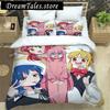 Anime Girl Lonely Rock Art Print Three Piece Bedding Set Article Children Or Adults For Beds Quilt Covers Pillowcases Bedding741