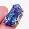 Natural Purple Titanium Quartz 925 Sterling Silver Jewelry Ring Size 7 N9h71