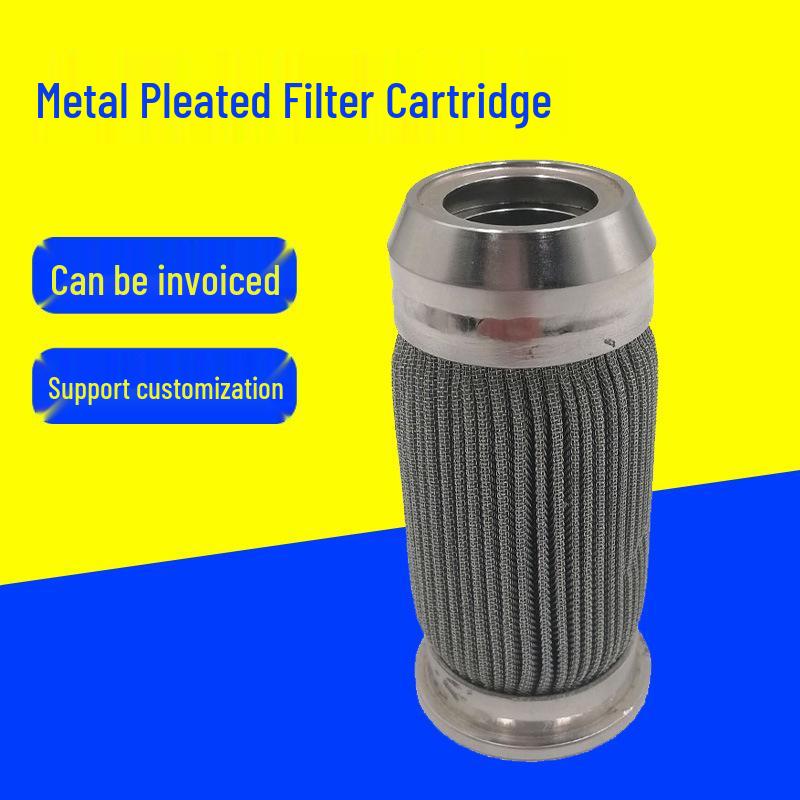 Melt Threaded Pleated Fuel and Vacuum Oil Glass Fiber Filter Element
