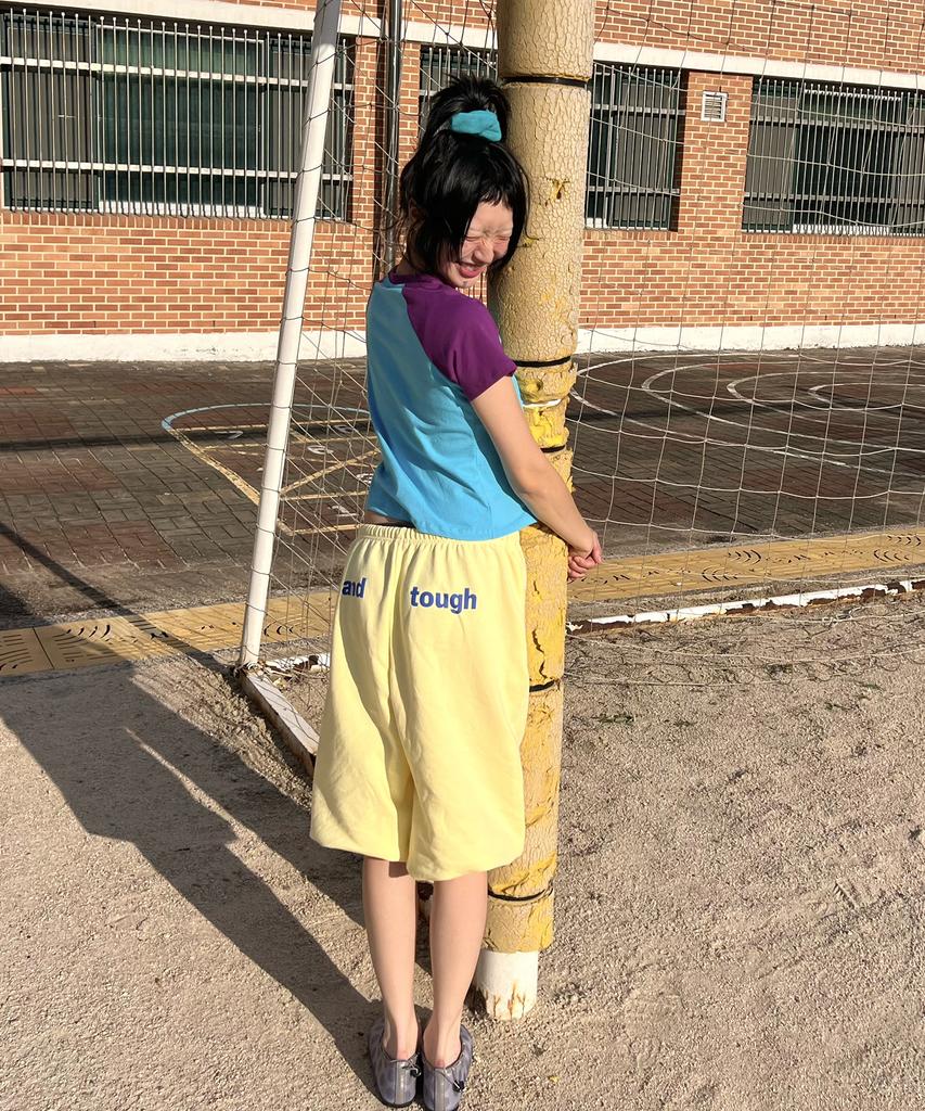 Kikoji And Tough Midi Pants Yellow