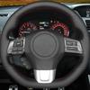 Custom Car Steering Wheel Braid Cover 100% Fit For Subaru WRX STI 2014- Levorg 2015- Levorg STI 2017- Car Products