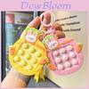 Adorable Silicone Carrot Rabbit Keychain Stress Relief Toy For Bags And Cars