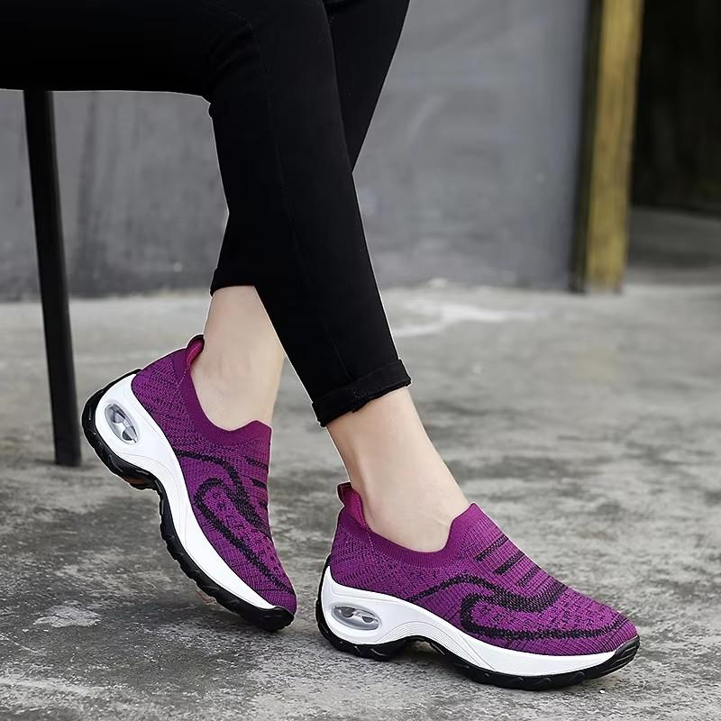 Women's free knit shoes, zero gravity, sole, all-day wear, lightweight and non-slip, minimalist lifestyle sneakers
