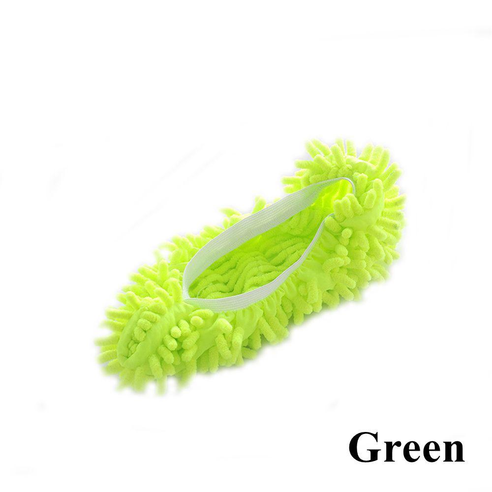 Haushaltswerkzeug Schnelle Wasseraufnahme Chenille Wischschuhe Hausschuhe Reinigungstuch Bodenstaub