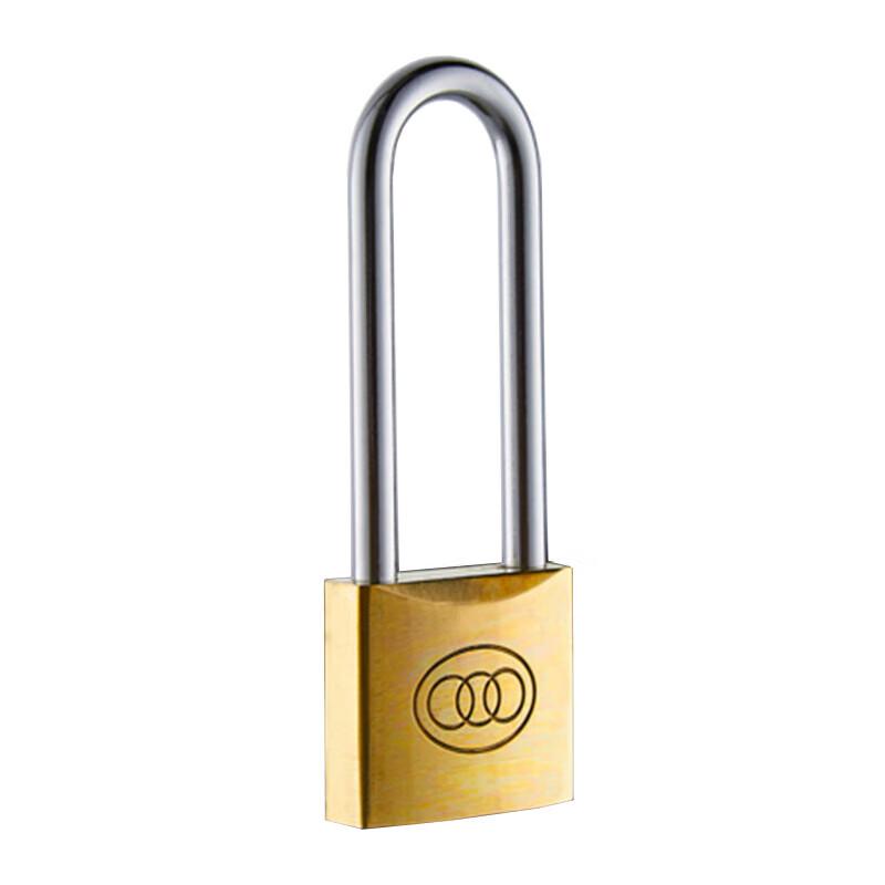 Three Rings Long Shackle Brass Padlock 32mm