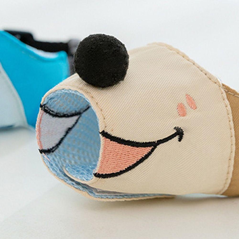 Adjustable Dog Mouth Mask Cute Dogs Mouth Cover Anti Bite Dogs Muzzles  Anti Stop Chewing