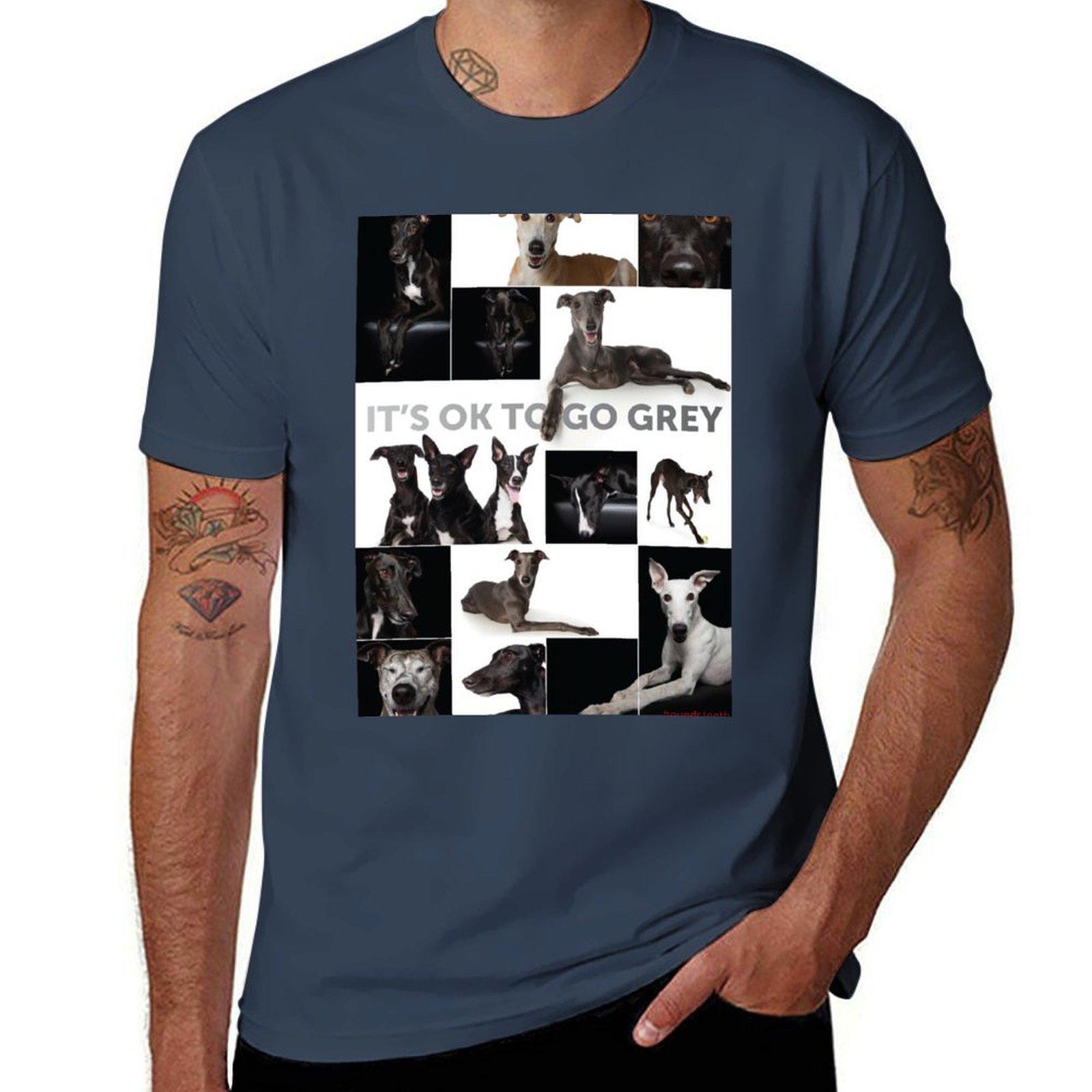 It s Ok To Go Grey T-Shirt t shirts for man pack cotton t shirts for man pack white T-Shirt S