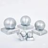 Wrought Iron Hollow Decorative Staircase Post Cap - Round Handrail Ball for Railing Fence Accessories