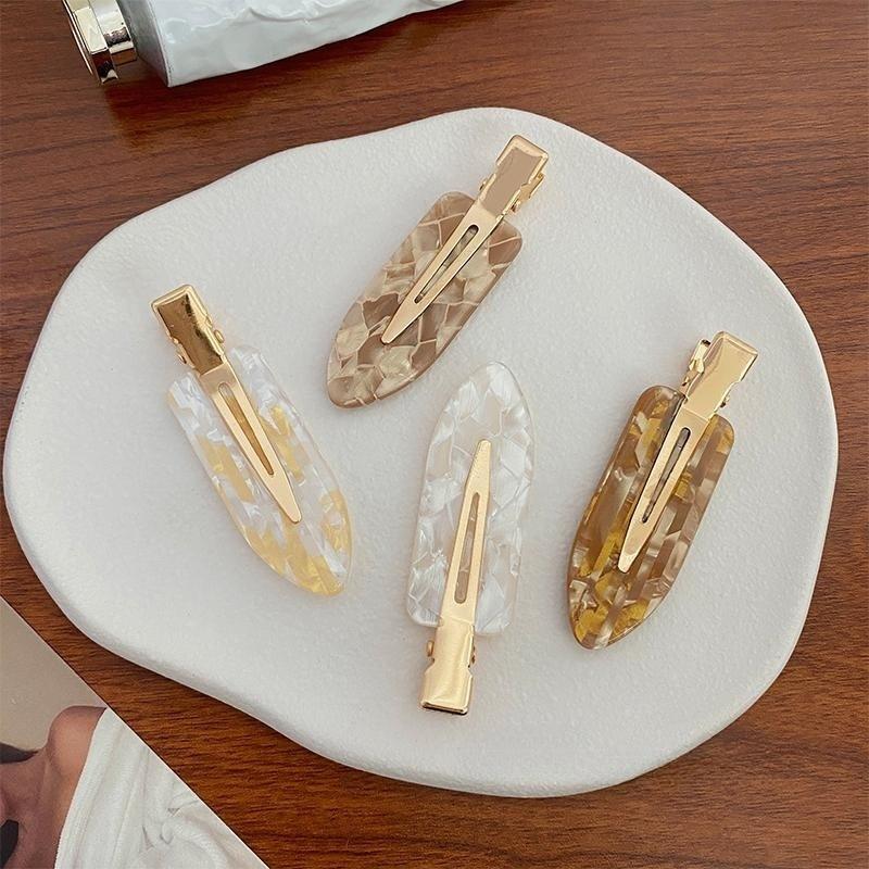 Acetate Hairpin Men's And Women's Makeup Bangs Broken Hair Clip French Style Hair Clamp Fashion Hair Accessories
