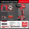Delixi Brushless Handheld Lithium Battery Drill and Electric Screwdriver with Impact and Rechargeable Features for High-Power Household Use.