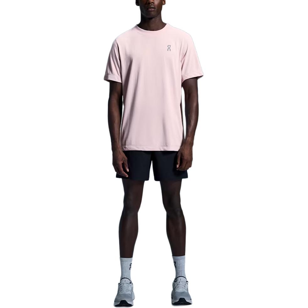 On Running Train-T Fashion Soft Sweat-Wicking Quick-Dry Breathable Short Sleeve T-Shirt Men T-Shirts Pink 1MF11781929