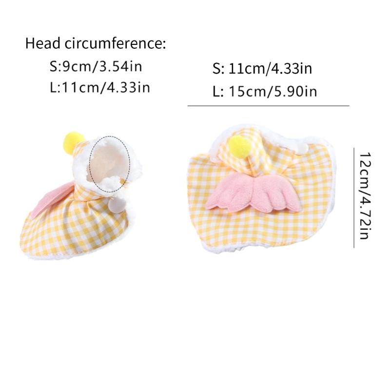 Fashionable Bird Capes With Cute Wing Soft Polyester Cloaks For Parrots Secure Outdoor Windproof Design