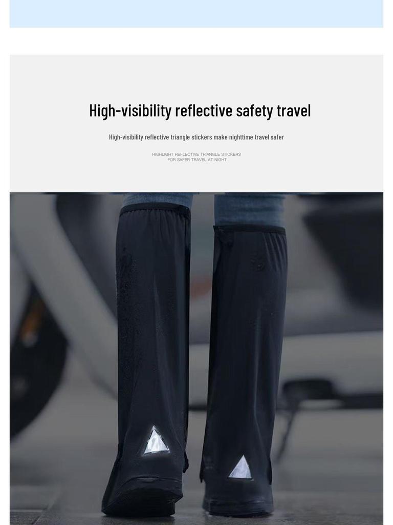 Waterproof Non-Slip Shoe Covers for Men and Women – Disposable, Thickened, Wear-Resistant, Ideal for Rainy Days