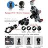 BRCOVAN Aluminum Alloy Motorcycle Phone Mount With Vibration Dampener & High-Speed Secure Lock, Anti-Theft Handlebar Cellphone Holder For Motorcycle