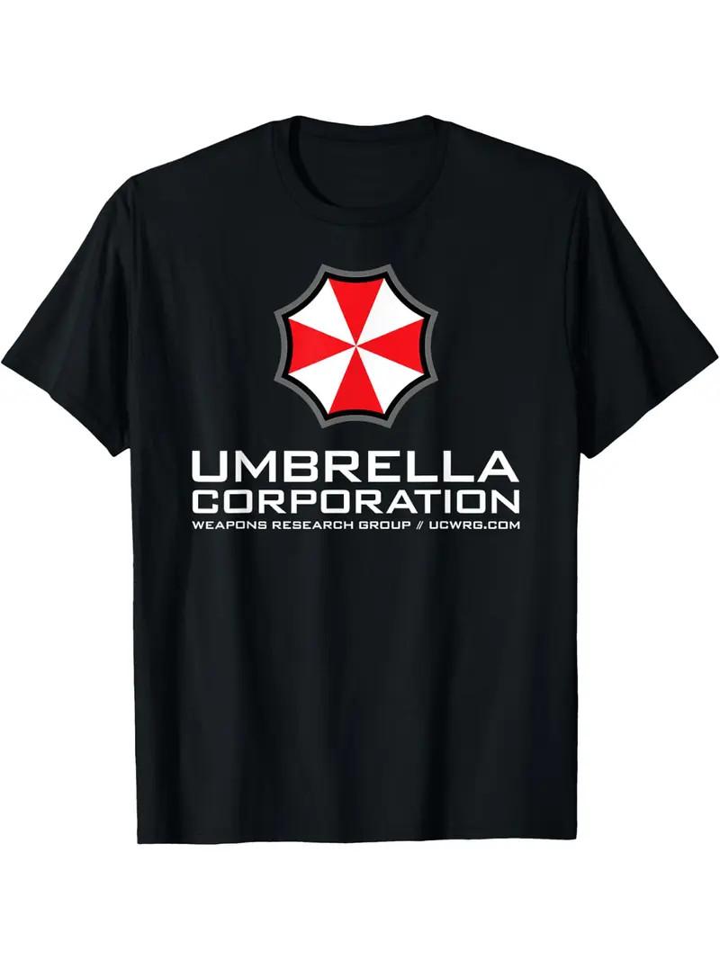 Футболка с наложенным логотипом Umbrella Corporation UCWRG, Хлопок, Веселый дизайн, Сделай сам, Мужская S разноцветный