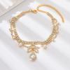 Trendy Water Drop Rhinestone Bracelet Anklet Sexy Full Diamond Shiny Beach Anklet