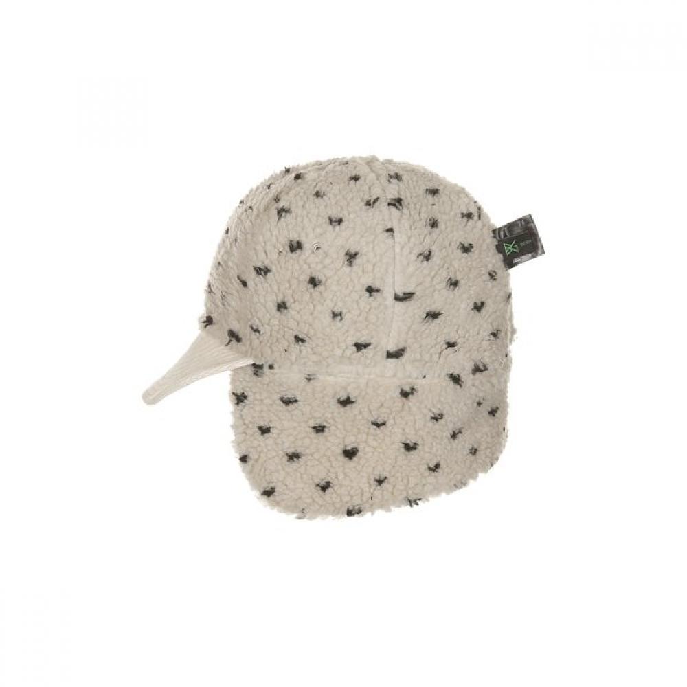 Dot Boa Earflap Cap Ivory
