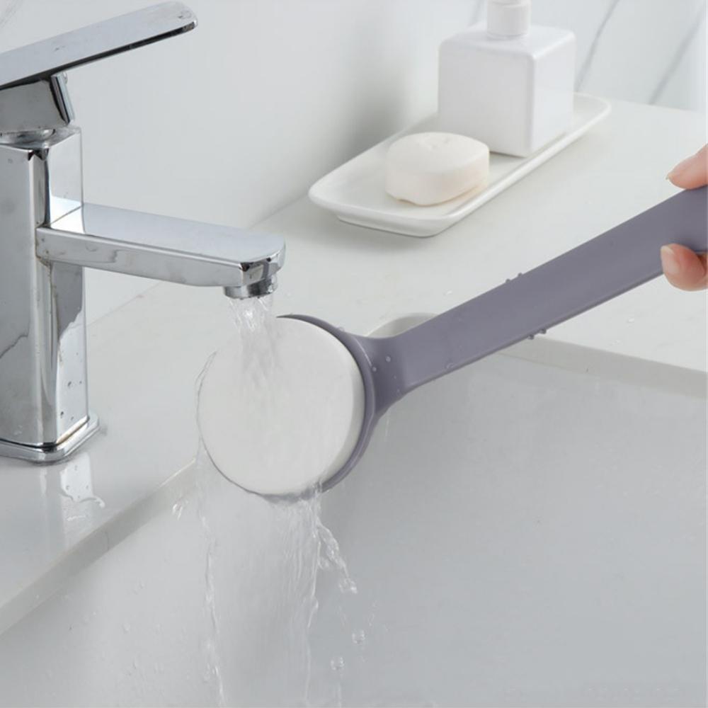 Long Handle Soft And Delicate Sponge Bath Brush Cleaning Skin Power Scrubber Body Exfoliating Scrubs Tool Bathroom Accessorie