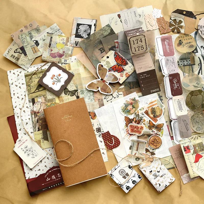 

Сделай сам Скрапбукинг Коллаж Junk Journal Декор Наклейки Материалы Бумага Комбо Набор Эстетика Канцелярские товары