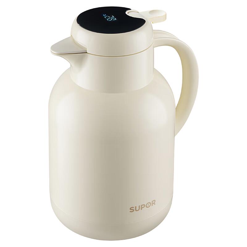 Supor 2.0L Glass Liner Thermos with Temperature Display