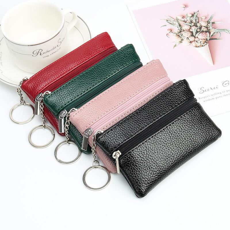 Korean Style Women's Mini Wallet: Short, Thin Fashion Clutch with Coin Pocket, Card Slots, and Key Holder.
