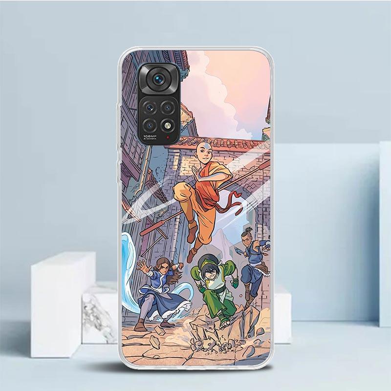 Anime Avatar The Last Airbender Phone Case For Xiaomi Redmi Note 15 14 14S 13 12S 12 Pro Plus 11S 11 11T 11E 10S 10 + Soft TPU B