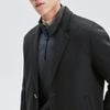 SEPTWOLVES Men's Knitted Wool Blend Overcoat