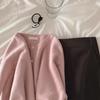 Soft Waxy Love Button Knitted Cardigan Women's Autumn and Winter Gentle Top Small Fragrant Wind Crew Neck Sweater Short Coat