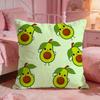 FoodavocadoS Cushion Cover Premium Comfort Reversible Pillow Cove Two in One Design for Any Room  Car Interior