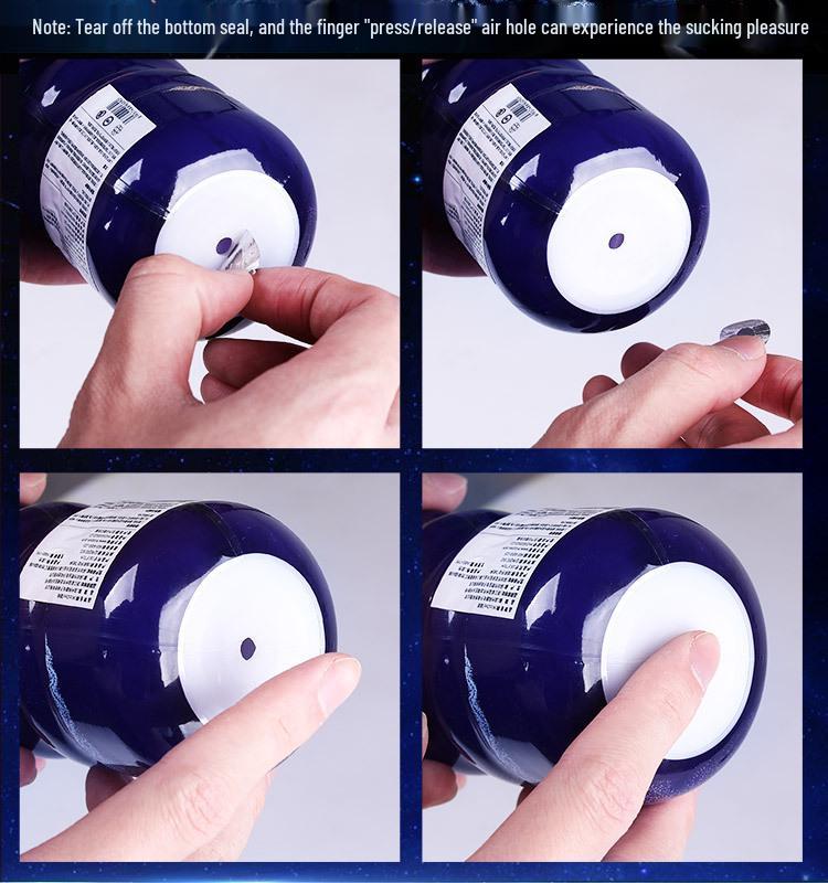 Mi Ji Colorful Male Masturbator Exercise Cup - Famous Device Mold Clip Sucking Toy.