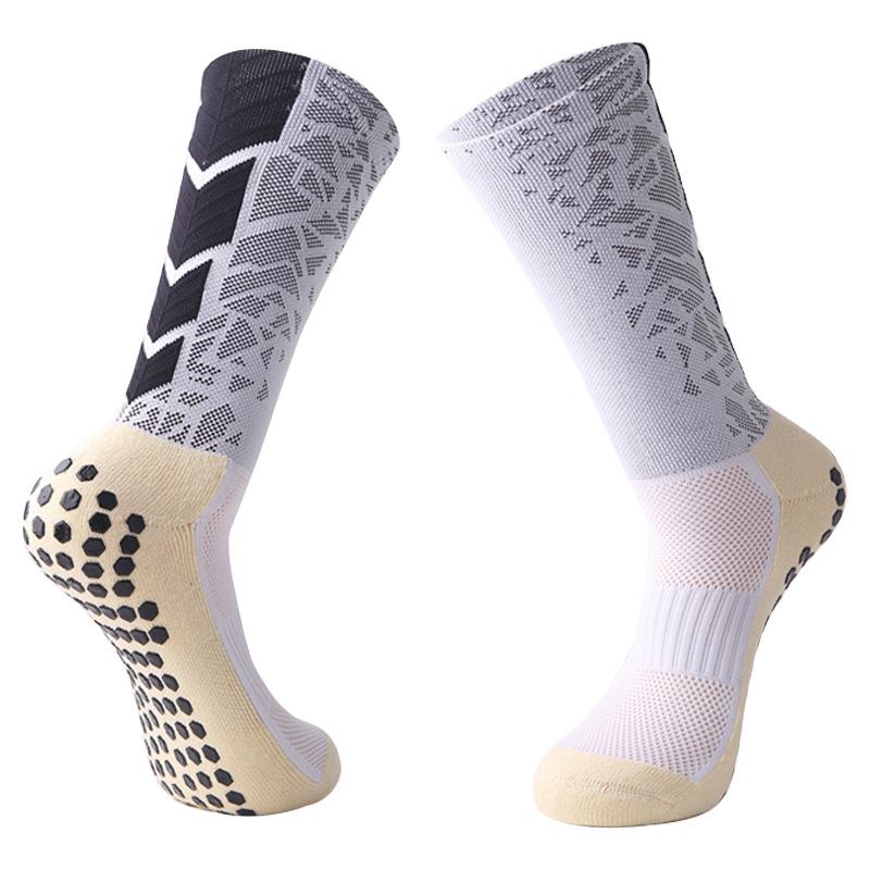 Shock Absorbing Football Socks Breathable Sports Socks for Soccer Thickened Terry Mid Calf Non Slip Socks EU39-45