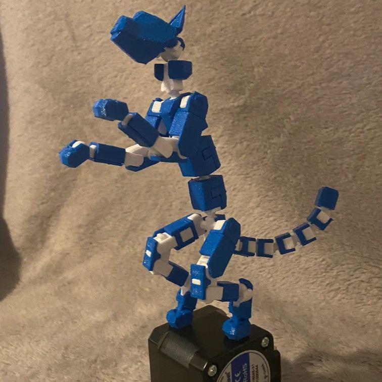 

Декомпрессионная 3D-печать Игрушка Робот-собака Многосуставная Подвижная Модель Украшение Blue