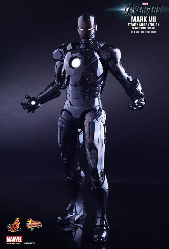 Avengers Scale Figure Iron Man Mark 7 Hot Toys [Movie Masterpiece] 1/6 (Stealth Version) (Avengers 200% Exclusive)