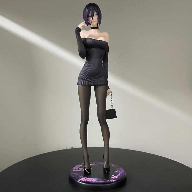 28cm Anime Reze Action Figure HK Reze Girl Figurine Manga Figuras PVC Collectible GK Statue Model 1/6 Doll Gift for Fans