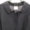 Agnes B. French Linen Short Sleeve Shirt Dress 36 Charcoal Women Used