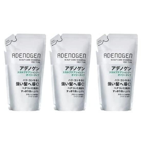 

Shiseido Medicated Adenogen Scalp Care Шампунь 310 мл Сменный блок x 3 (Масляный тип)