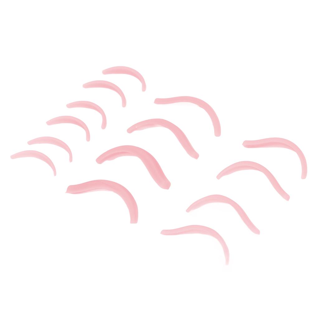 7 Pairs Silicone Eyelash Perming Curler Different Size Reusable Lash Lift Pads for Beauty Salons