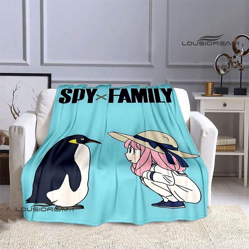 Casus x aile anime baskı battaniye kız çocuk sıcak battaniye flanel yumuşak rahat battaniye ev seyahat battaniyesi doğum günü hediyesi