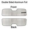 Car Front Windshield Sunshade Sun Visor Anti UV Insulation Pad for Jeep Wrangler JL Gladiator JT 2018-2025 Interior Accessories