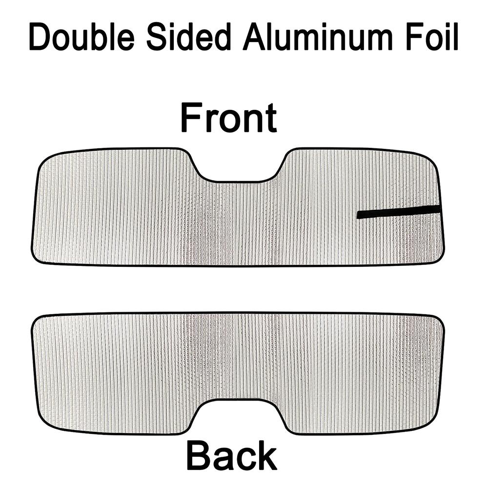 Car Front Windshield Sunshade Sun Visor Anti UV Insulation Pad for Jeep Wrangler JL Gladiator JT 2018-2025 Interior Accessories