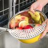 Abtropfsieb Küchensieb Obst Gemüse Topf Abtropfsieb Netz Einsatz für Sieb Dämpfer Kocht Nudeln Pasta Salat