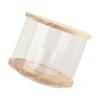 Action Figure Display Case Rotating Base Dustproof Waterproof Acrylic Action Figure Cabinet for Bedroom Office