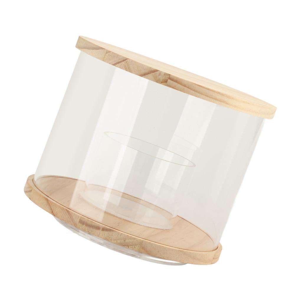 Action Figure Display Case Rotating Base Dustproof Waterproof Acrylic Action Figure Cabinet for Bedroom Office