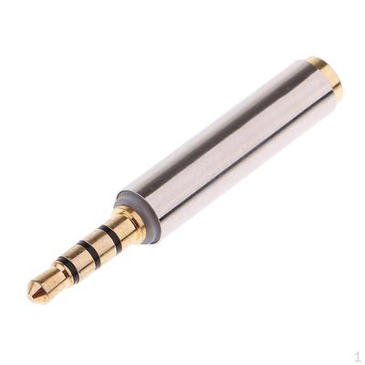 Mufă Stereo Audio Microfon Căști Tată la Mamă .5mm Argintiu