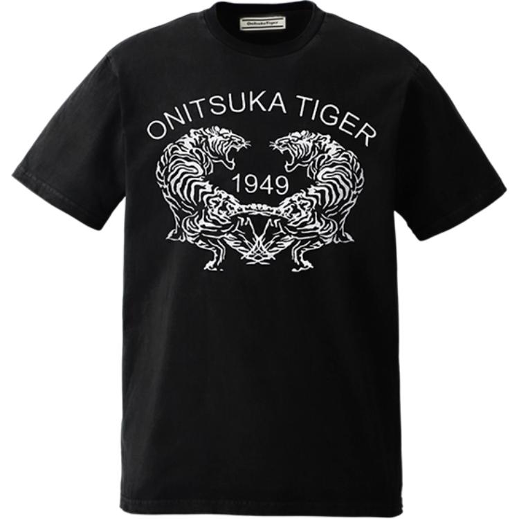 Onitsuka Tiger T Shirt Unisex Black 2183b458-001 XL