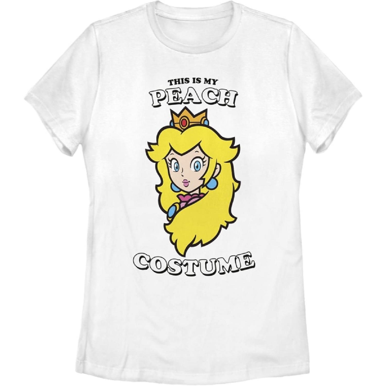 Fifth Sun Women s Nintendo This is My Peach Costume T-Shirt S