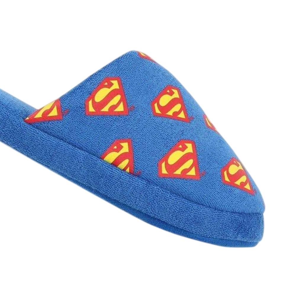 Superman Childrens/Kids Logo All-Over Print Mule Slippers