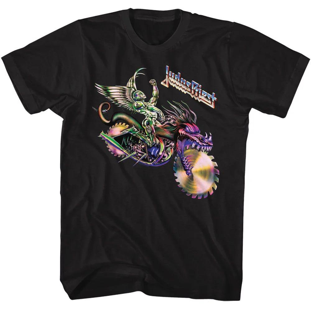 

Judas Priest Judas Priest Colorful Motorcycle T-shirt High-end Luxury Is for Both Men and Women Top Y2k 2026 Summer 4XL