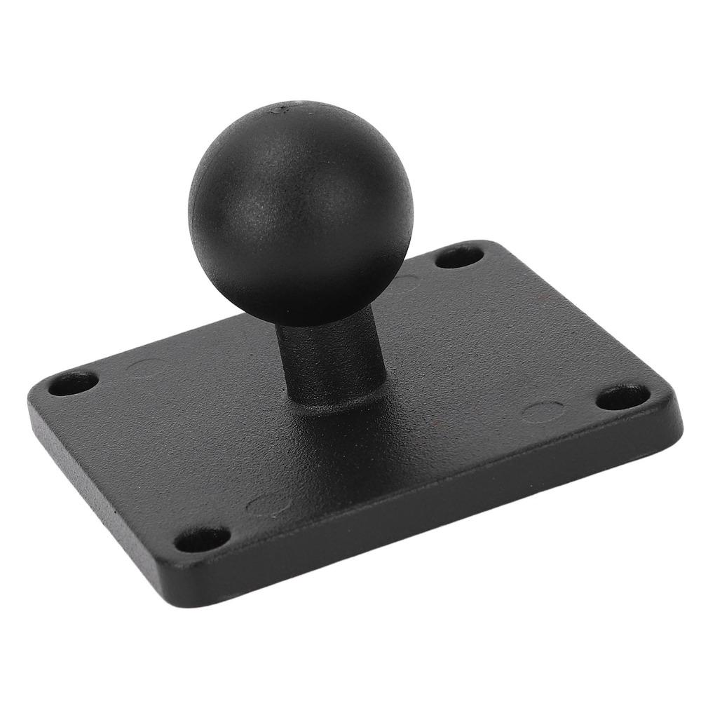Aluminum Alloy Ball Mount Adapter Plate 1 Inch AMPS Square Plate Durable Ball Mount Base for Cars